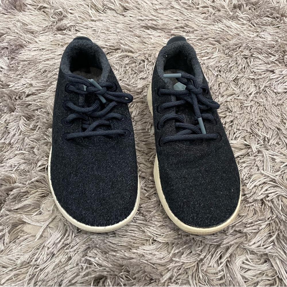 All Birds Wool Runners Navy Mizzle 8